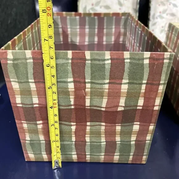 Set Of 3 Christmas Santa Nesting Gift Boxes Cardboard - Picture 14 of 16